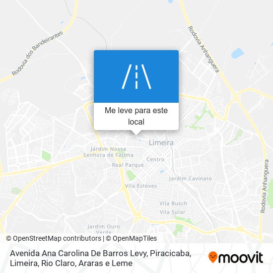 Avenida Ana Carolina De Barros Levy mapa