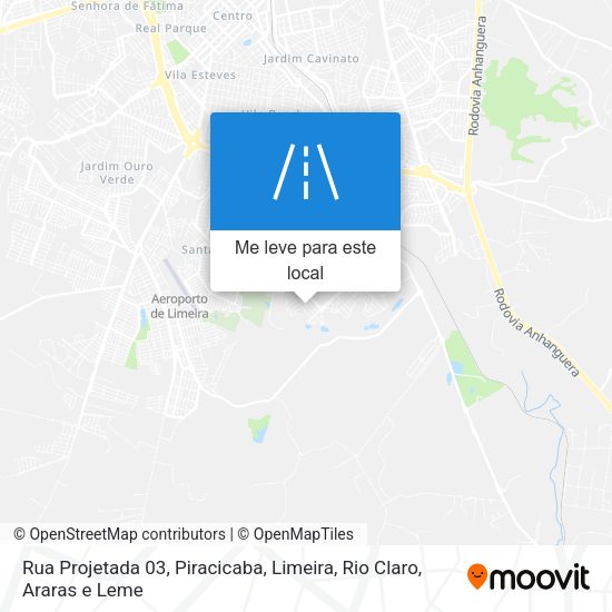 Rua Projetada 03 mapa