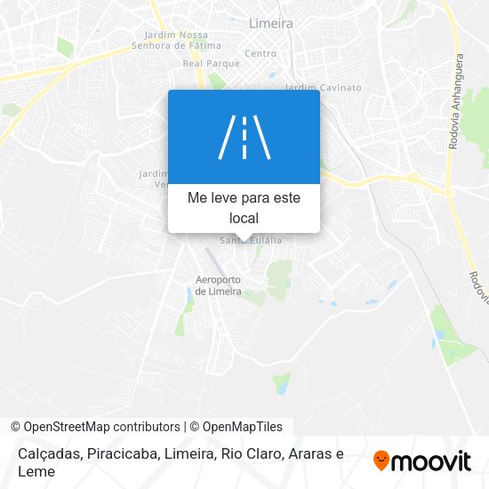 Calçadas mapa