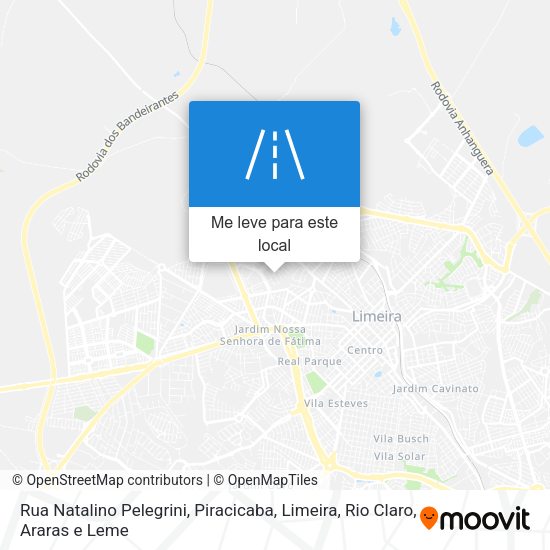 Rua Natalino Pelegrini mapa