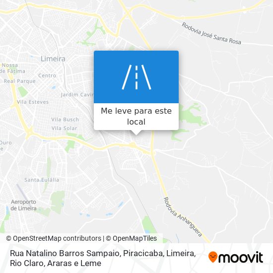 Rua Natalino Barros Sampaio mapa