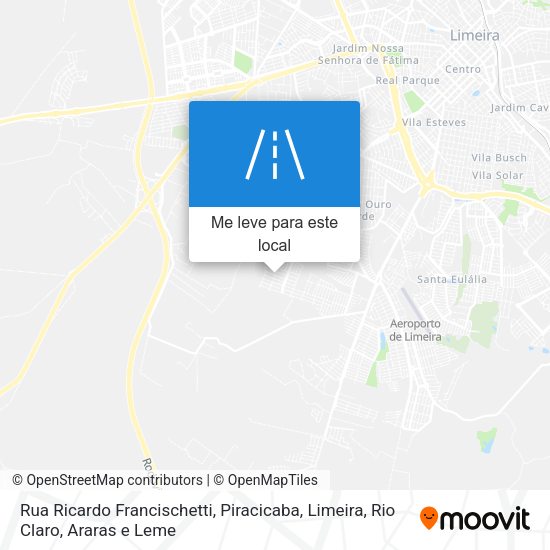 Rua Ricardo Francischetti mapa