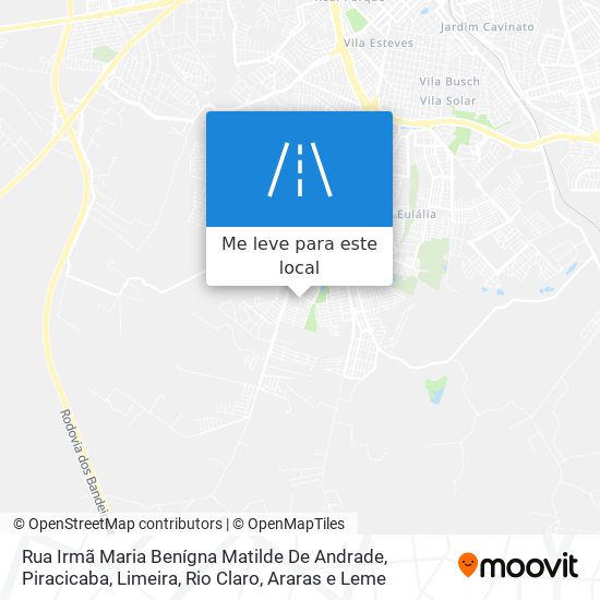 Rua Irmã Maria Benígna Matilde De Andrade mapa