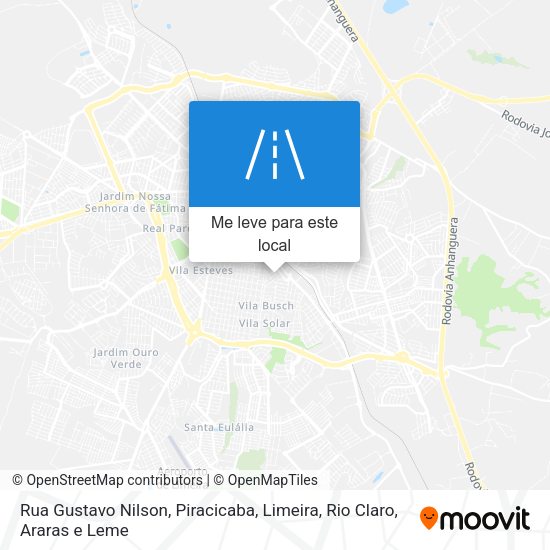 Rua Gustavo Nilson mapa