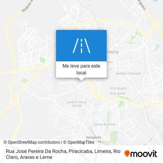 Rua José Pereira Da Rocha mapa