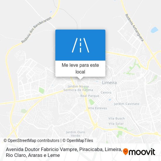 Avenida Doutor Fabricio Vampre mapa