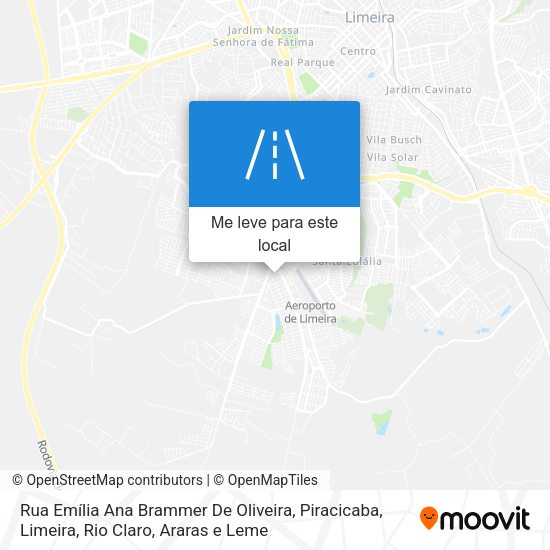 Rua Emília Ana Brammer De Oliveira mapa