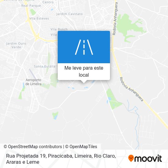 Rua Projetada 19 mapa