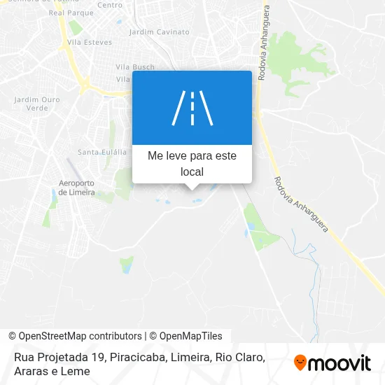Rua Projetada 19 mapa