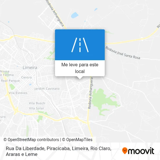 Rua Da Liberdade mapa