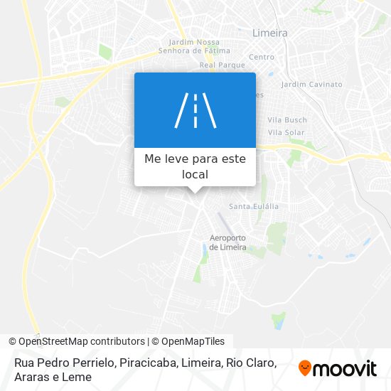 Rua Pedro Perrielo mapa