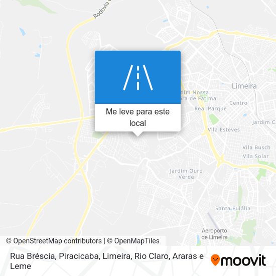 Rua Bréscia mapa