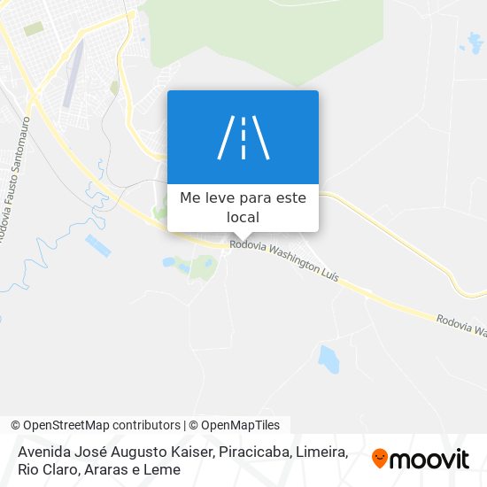 Avenida José Augusto Kaiser mapa