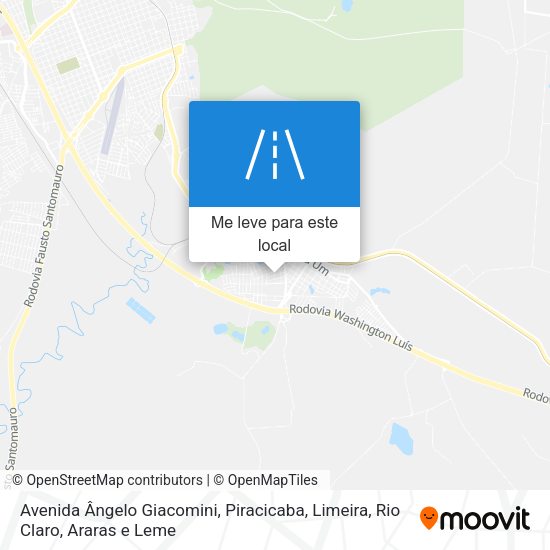 Avenida Ângelo Giacomini mapa