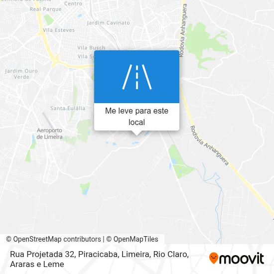 Rua Projetada 32 mapa