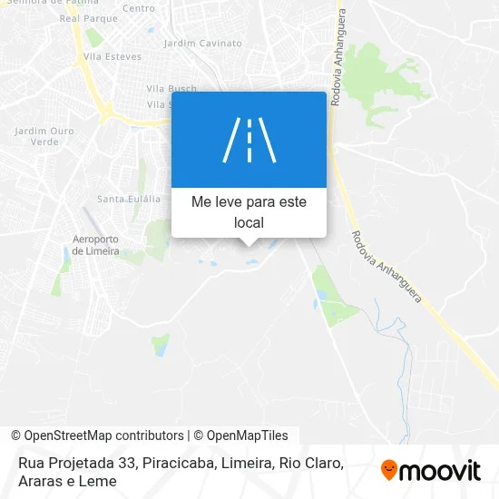 Rua Projetada 33 mapa
