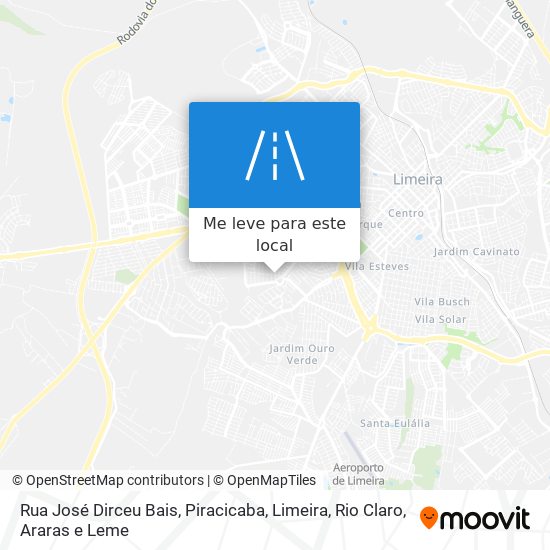 Rua José Dirceu Bais mapa