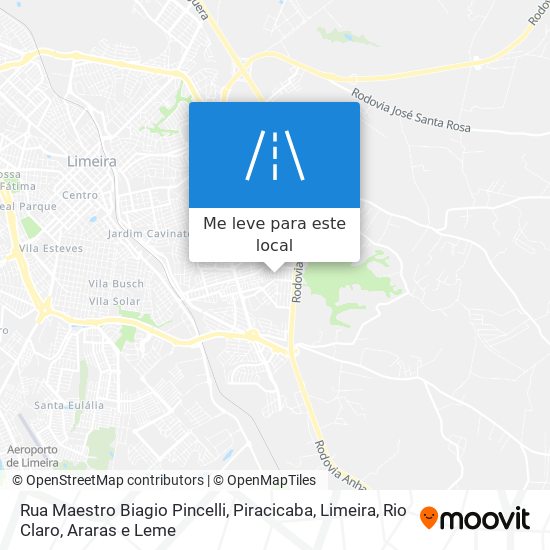 Rua Maestro Biagio Pincelli mapa