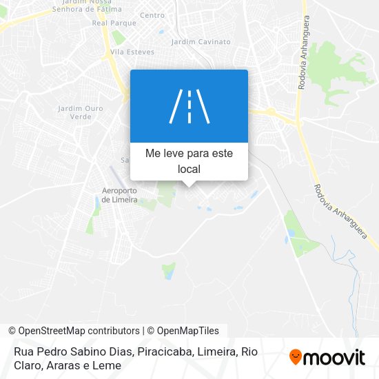 Rua Pedro Sabino Dias mapa