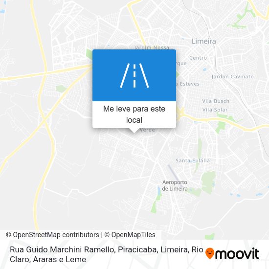 Rua Guido Marchini Ramello mapa