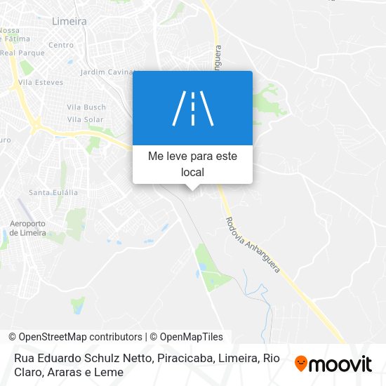 Rua Eduardo Schulz Netto mapa