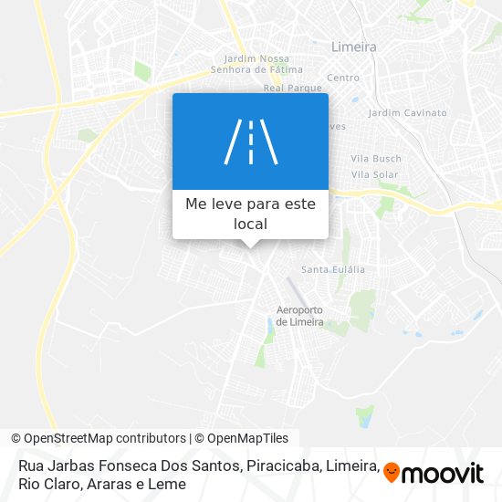 Rua Jarbas Fonseca Dos Santos mapa