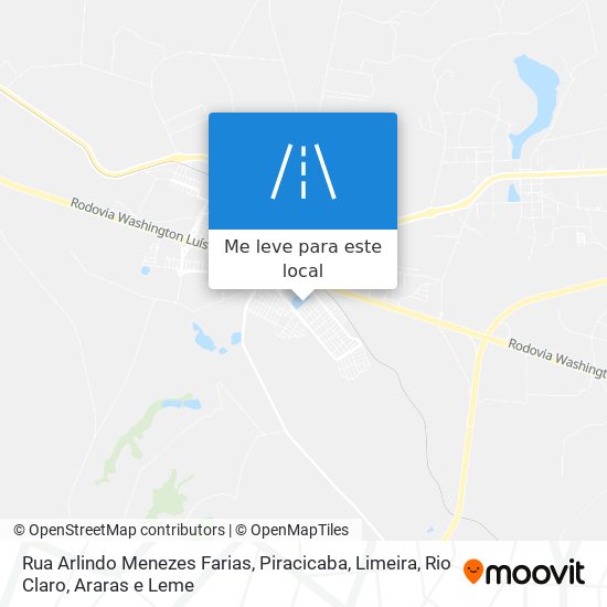 Rua Arlindo Menezes Farias mapa