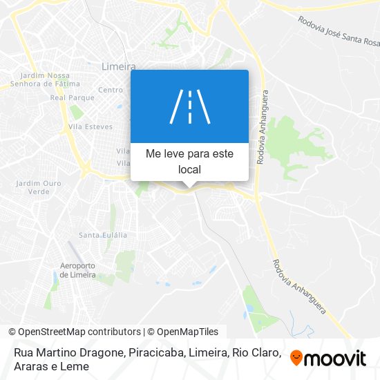 Rua Martino Dragone mapa