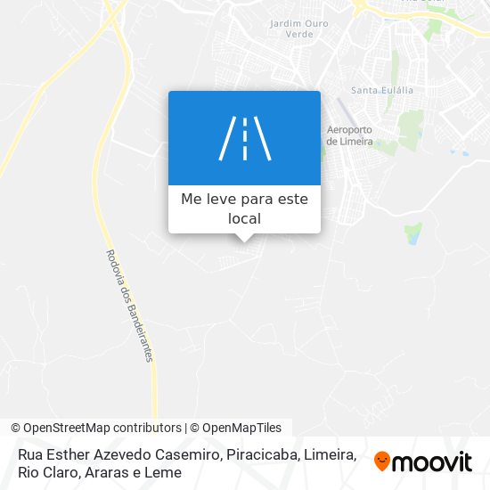 Rua Esther Azevedo Casemiro mapa