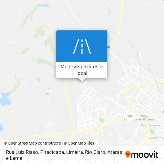 Rua Luiz Risso mapa