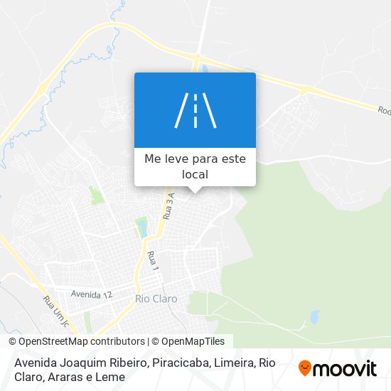 Avenida Joaquim Ribeiro mapa