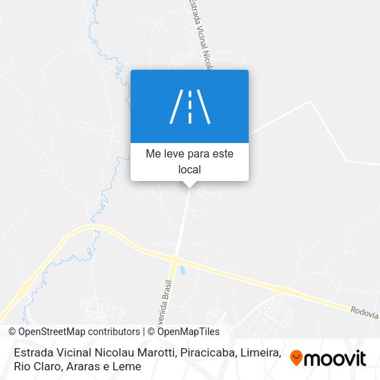 Estrada Vicinal Nicolau Marotti mapa