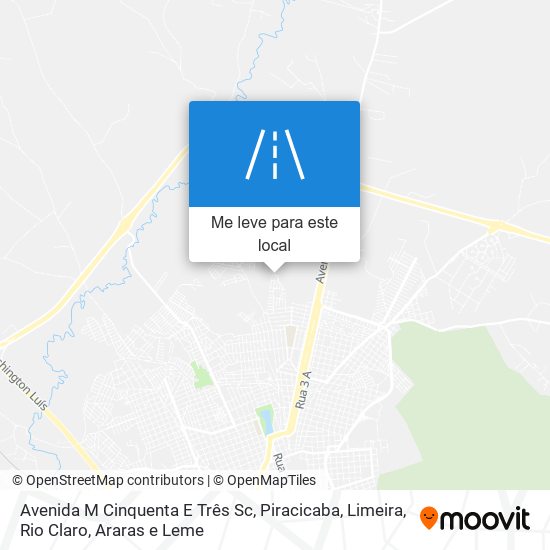 Avenida M Cinquenta E Três Sc mapa