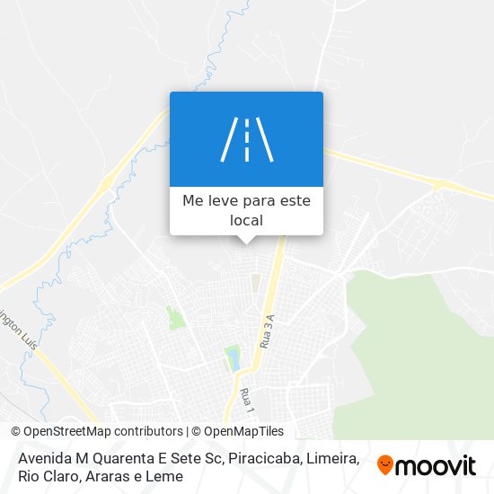 Avenida M Quarenta E Sete Sc mapa