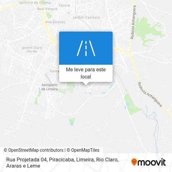 Rua Projetada 04 mapa