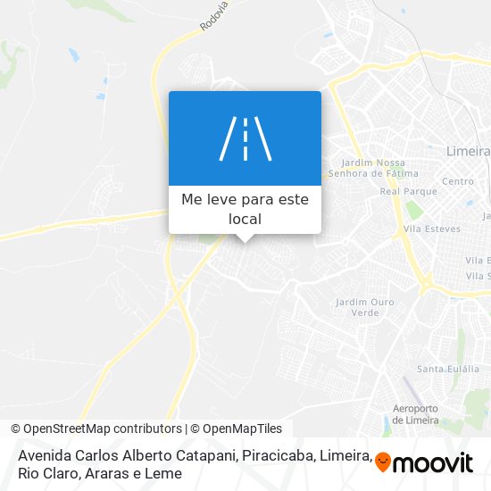 Avenida Carlos Alberto Catapani mapa