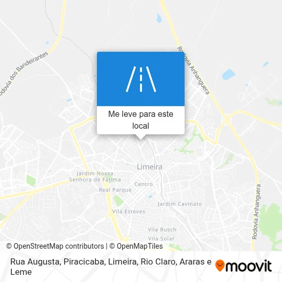 Rua Augusta mapa