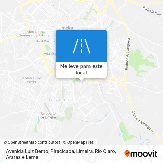 Avenida Luiz Bento mapa