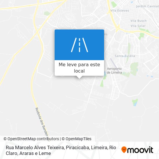 Rua Marcelo Alves Teixeira mapa