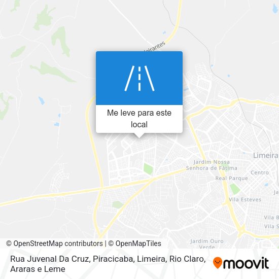 Rua Juvenal Da Cruz mapa