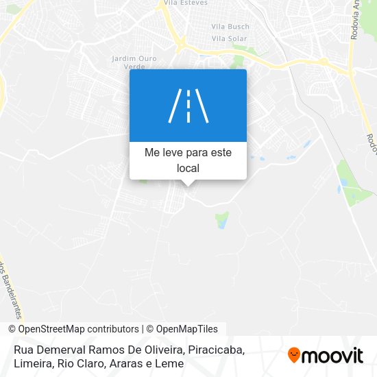 Rua Demerval Ramos De Oliveira mapa