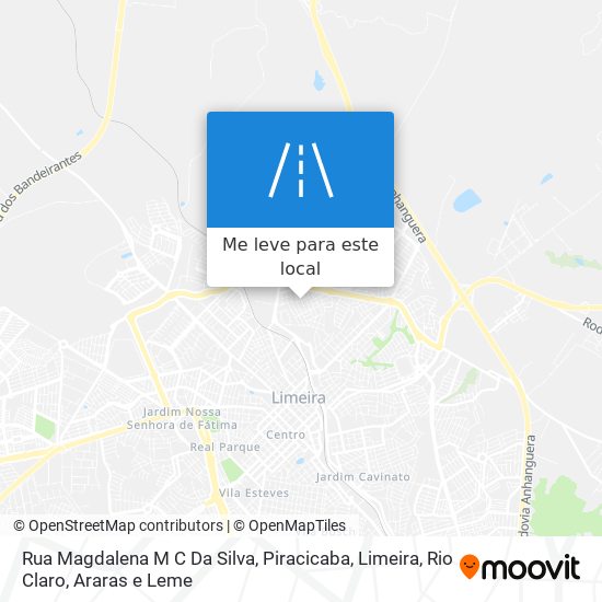 Rua Magdalena M C Da Silva mapa