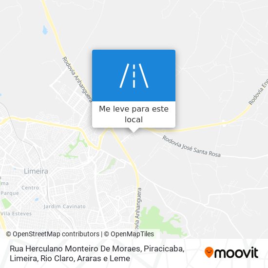 Rua Herculano Monteiro De Moraes mapa