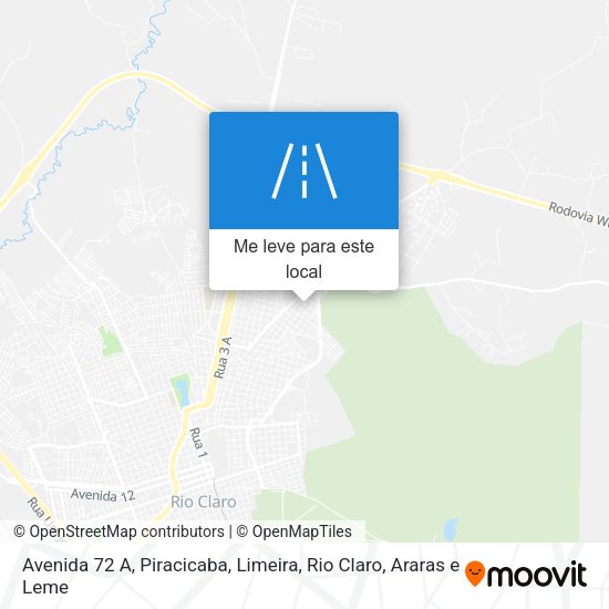 Avenida 72 A mapa