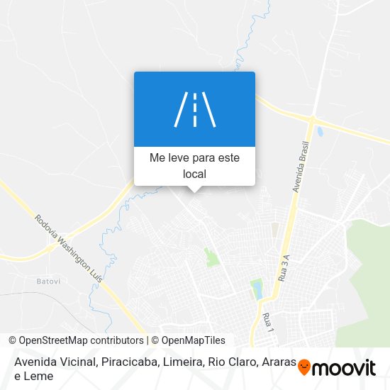 Avenida Vicinal mapa