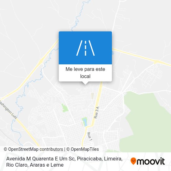 Avenida M Quarenta E Um Sc mapa