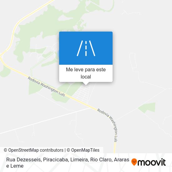 Rua Dezesseis mapa