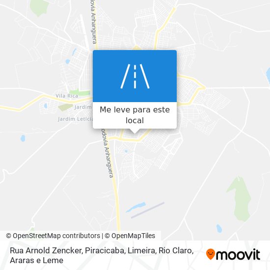 Rua Arnold Zencker mapa