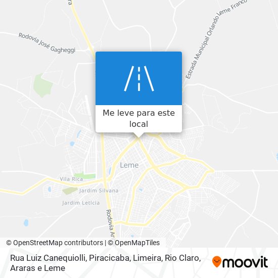 Rua Luiz Canequiolli mapa