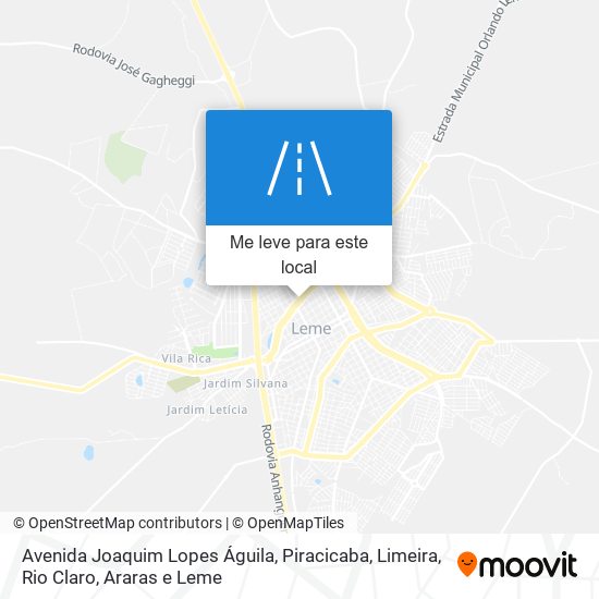 Avenida Joaquim Lopes Águila mapa